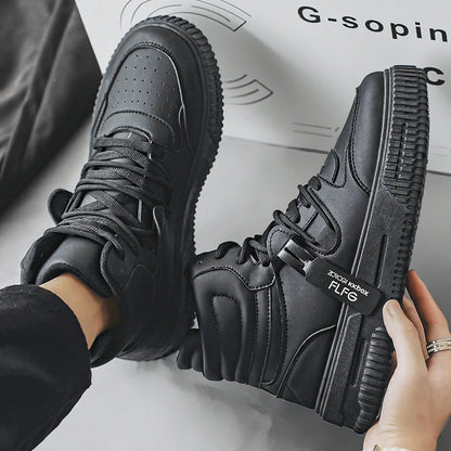 New Fashion Men's Sneakers Soft Comfortable Non Slip Wear Resistant Sole Daily Casual Men Shoes Preppy Winter Skate Ankle Boots