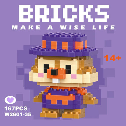 building block toys are luxurious models, suitable educational DIY games, cartoon anime games, building block lovers' desktop
