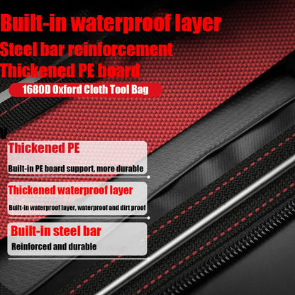 2026 New1680D Oxford Cloth Tool Bag Professional Electrician Wrench Waterproof Working Multifunction Organizing Storage Tool Bag