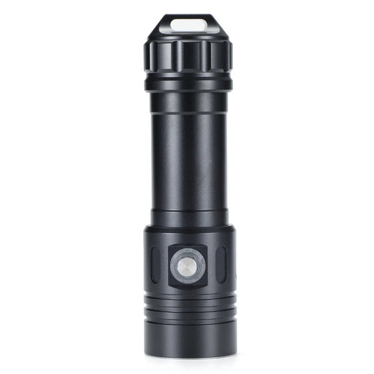 Diving Light, 2000 Lumens Super Bright Scuba Dive Flashlight, IP68 Waterproof For 100m Underwater Diving Catching Fish Lamp, EKAIO