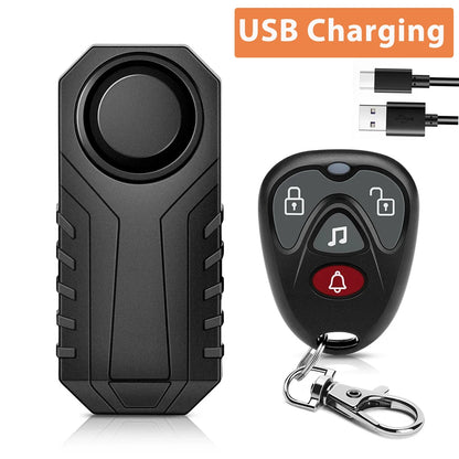 Extractme Motorcycle Burglar Alarm with Remote Control 113dB Wireless Waterproof Car Electric Bicycle Security Anti-Lost Alarm
