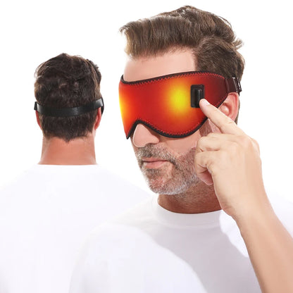 Hot Compress Electric Steam Eye Mask Heating Massage Constant Temperature Smart Timing Sleep Shading Sleeping Mask Eye Relief