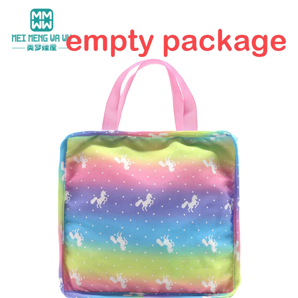 Doll accessories for 15-17 inch newborn doll backpack, seat towel, blanket, toy diaper, panties bag