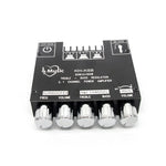 2.1 Channel Bluetooth 5.0 Subwoofer Amplifier Board 50W x 2 + 100W Power Audio Stereo Amplifier Board Bass AMP AUX