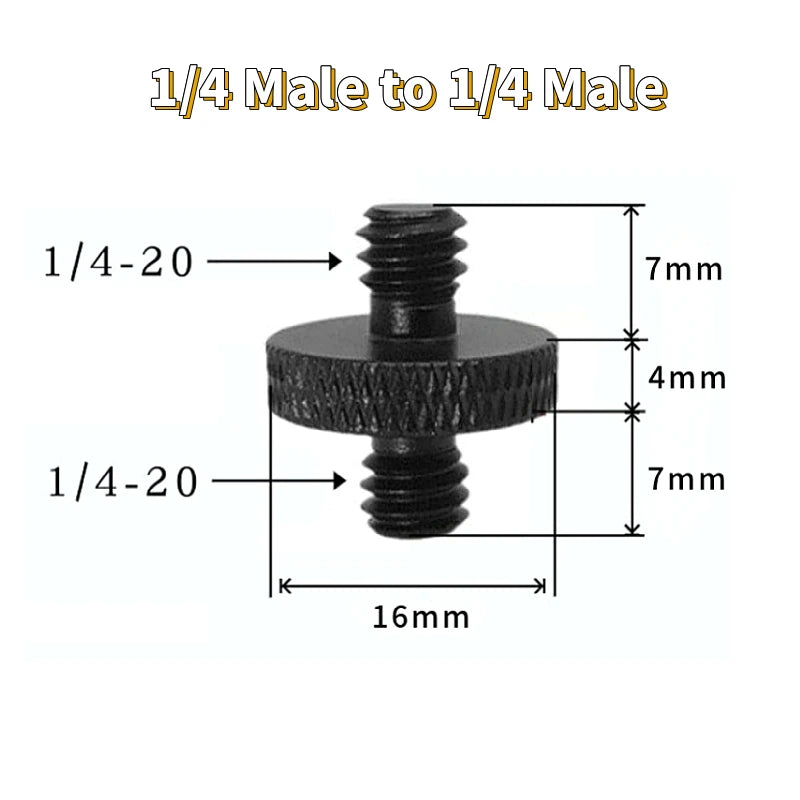 2/4pcs Universal Camera Conversion Screw 1/4 Male to 3/8 M4 M5 M6 M8 M10 Male Screw Tripod Monopod Mount Adapter Photography