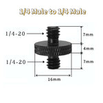 2/4pcs Universal Camera Conversion Screw 1/4 Male to 3/8 M4 M5 M6 M8 M10 Male Screw Tripod Monopod Mount Adapter Photography