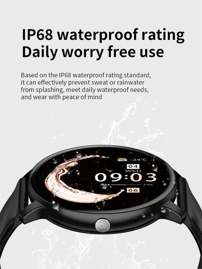 LIGE New Smart Watch Women, Bluetooth Call Sports Fitness Watches, Heart Rate Health Monitor Smartwatch Ladies For Android iOS