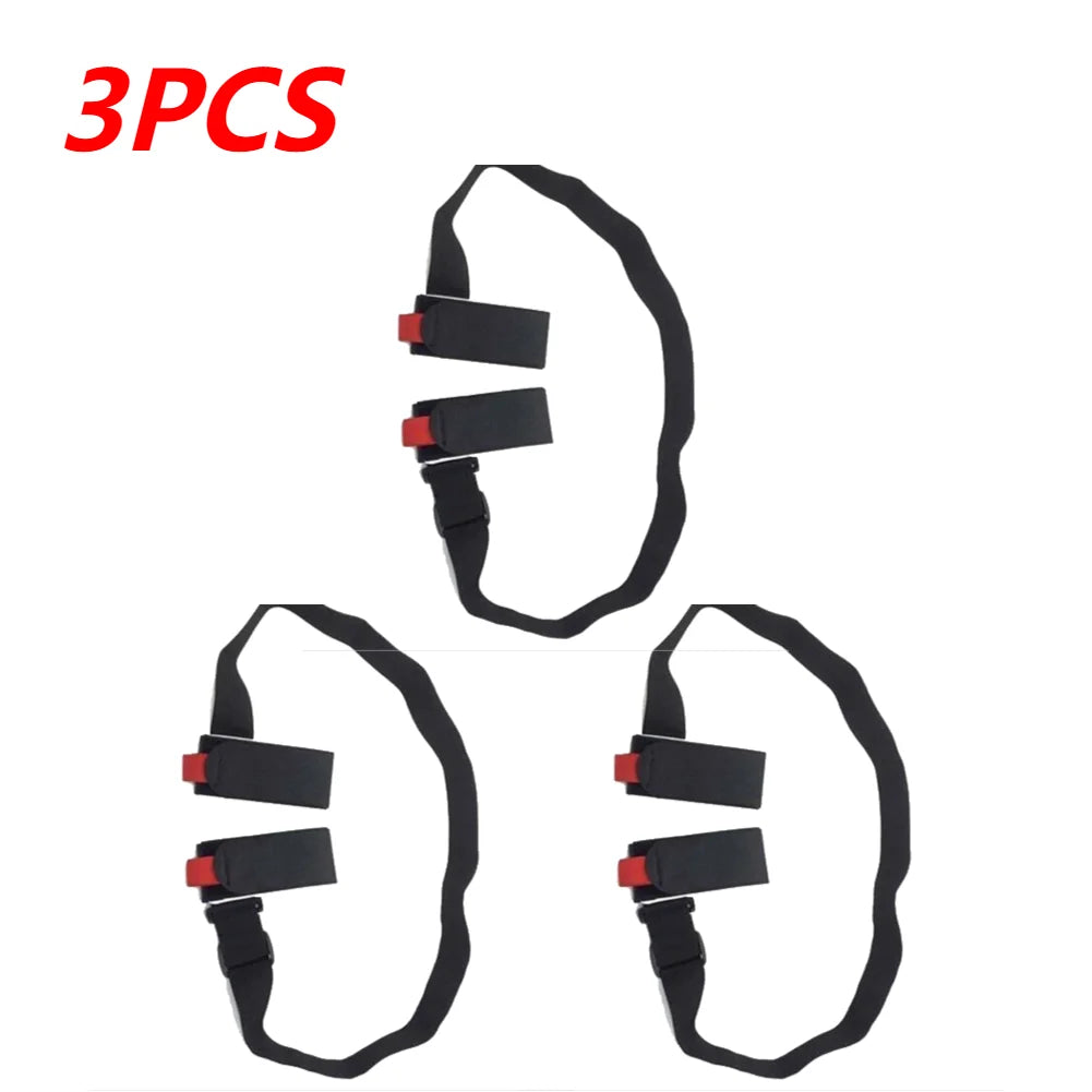 Multi-Color Adjustable Ski Shoulder Strap - Portable Snowboard Carrier for Adults & Kids