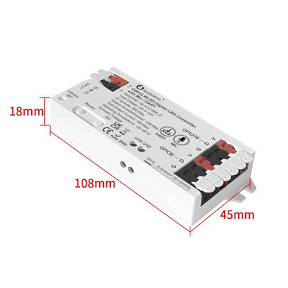 WLED LED Controller, ESP32, Mic Music UART RGB IC Digital Lights Addressable String Lighting, GLEDOPTO