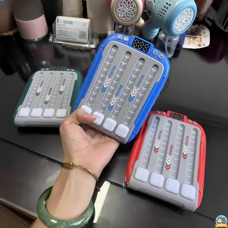 Music Rhythm Game Machine, Light Up Puzzle Toys, Montessori Travel Sensory Toys, Brain Training Electronic Games For Kids Gifts