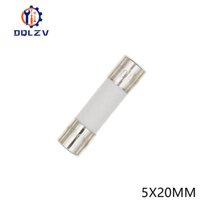 Car Fuse Pipe 5X20MM 6X30MM Fast Blow Ceramic Fuse 250V 0.5A 1A 2A 3A 4A 5A 6A 6.3A 8A 10A 15A 20A 25A 30A AMP Fuse Ceramic Fuse