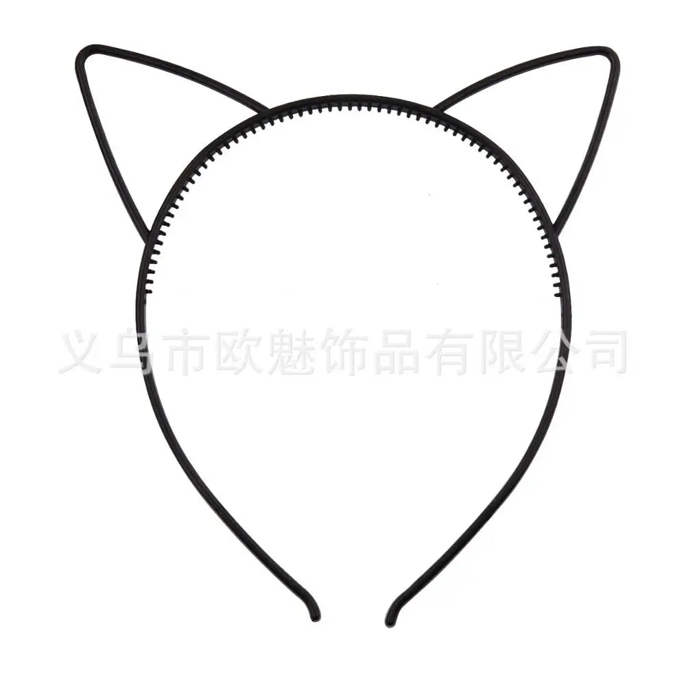 Carto Cat Ears Headbands Kids Fashion for Women Girls Hairband Sexy Selfie Headband Party Photo Prop Animal Hair Hoop Accessories