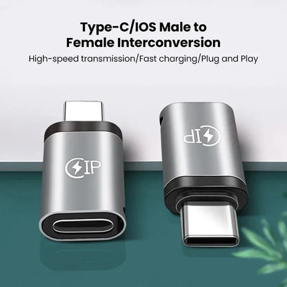 USB C To Lightning Adapter Fast Charging Type C Male To IOS Female Converter Data Transfer For Iphone15 Xiaomi USB C Adapter
