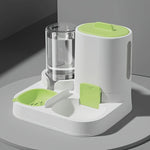 1-Pack Automatic Gravity-Fed Cat Water Dispenser & Feeder - Spill-Proof Large Capacity One-Piece Design,