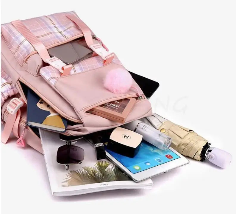Backpack Lovely Capybara Print Women Laptop Computer Large Capacity School Backpacks for Girls Teenage Packsack 4 Color Gift