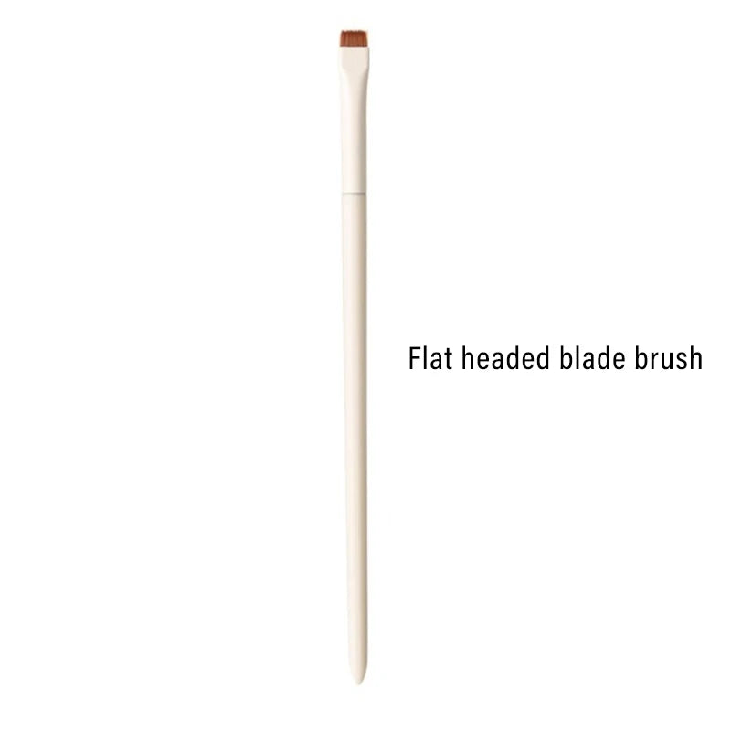 1/3/7/9pcs White Upgrade Blade Eyeliner Brush Eye Makeup Brushes Set Ultra Thin Fine Angle Flat Eyebrow Precise Detail Brush