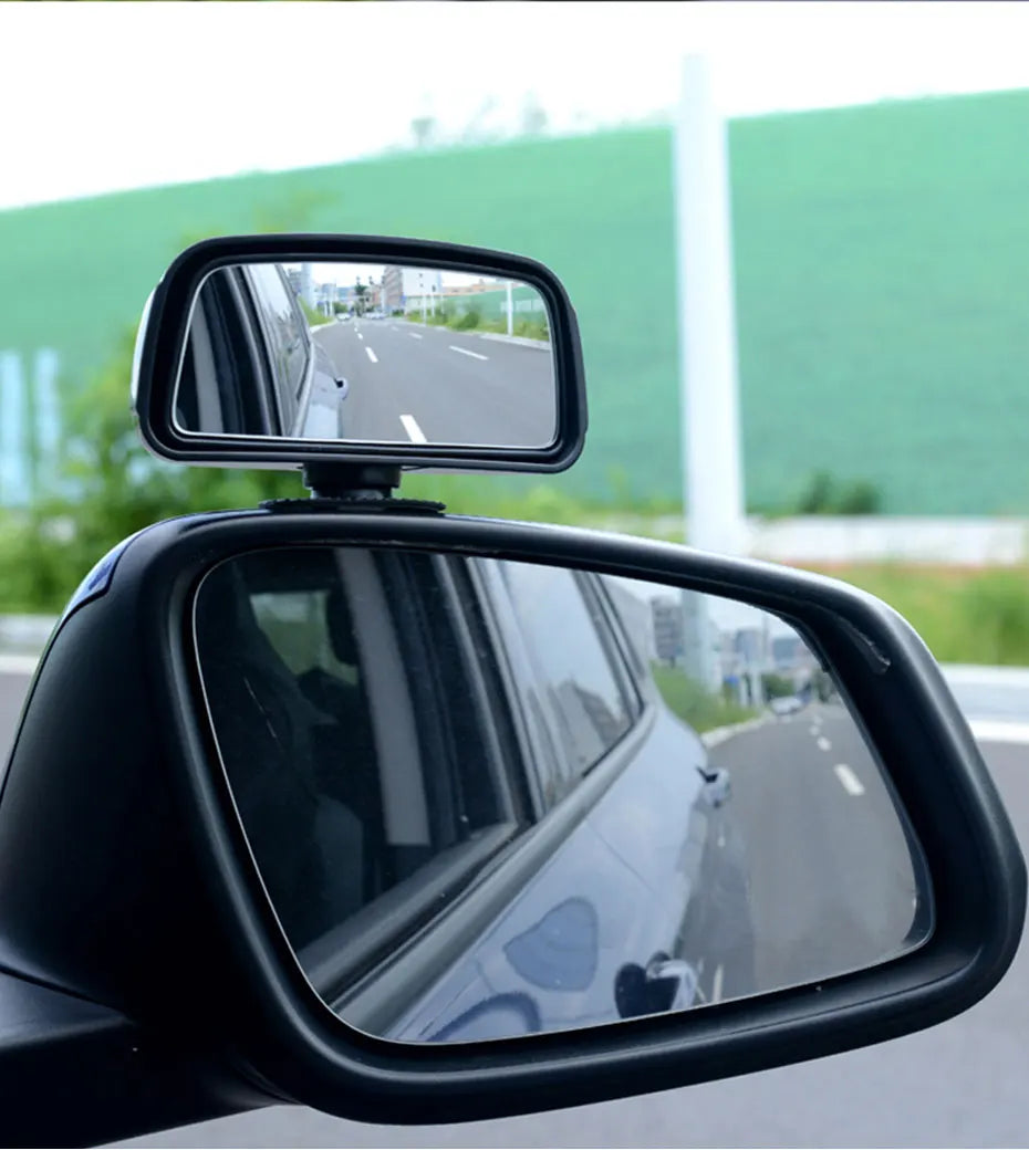 360 Degree Adjustable Wide Angle Side Rear Mirror Blind Spot Convex Mirrors for Car Reverse Parking Auxiliary Rear View Mirror