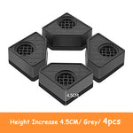 4pcs Anti Vibration Feet Pads Rubber Mat Slipstop Silent Dampers Stand Universal Washing Machine Refrigerator Furniture Foot Pad