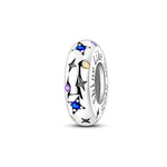 PAMELA 925 Sterling Silver Sea Turtle Starfish Blue Charm Dolphin Octopus Shell Bead For Original Charms Bracelets Ocean Jewelry
