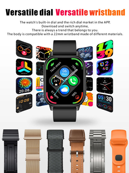 NEW Fashion Built-in 6 Stars GPS Position Smart Watch, Women 2.01'' AMOLED HD Screen IP68 Waterproof Sport  Bracelets For Ladies