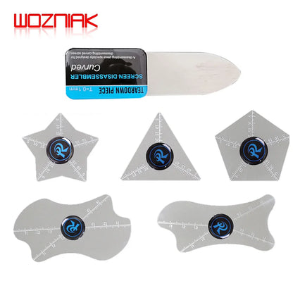 WOZNIAK Curved Screen Ultra Thin Metal Opening Tool For Mobile phone Ipad Laptop Screen Separating 0.1mm Steel Opening Pry Tools