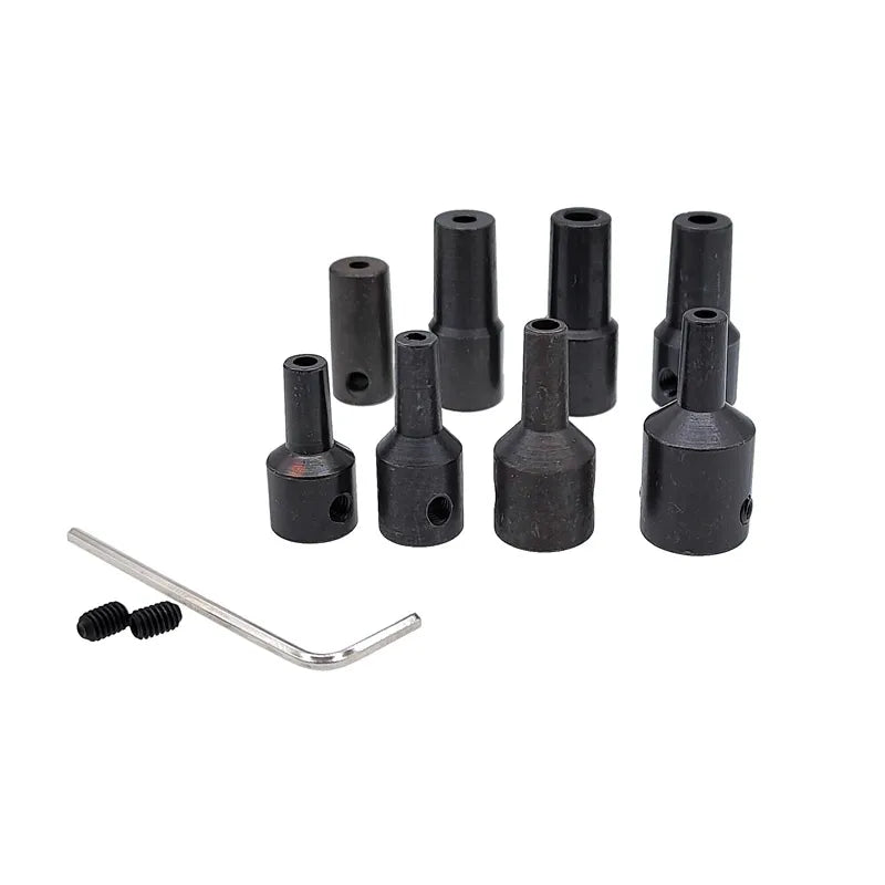 1PCS JT0 B10 B12 0.6-6mm 0.3-4mm 1.5-10mm Drill Chuck Adaptor Connecting Rod Shaft Sleeve Steel Copper Coupling 4/5/6/8/10/12mm