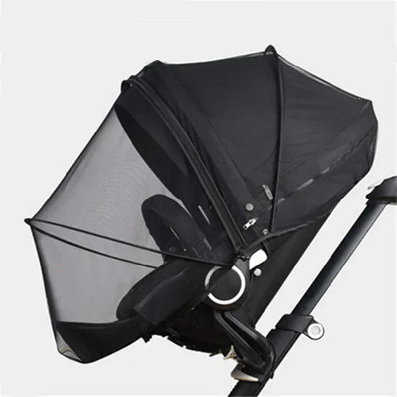 Zipper Type Fly Protection Accessories Children Crib Summer Mesh Carriage Full Cover Mosquito Net Baby Stroller Trolley Netting
