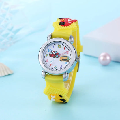 Lovely Creative Cartoon Corlorful Kids Watch, Gift For Boys, Cute Football Children's Wristwatch