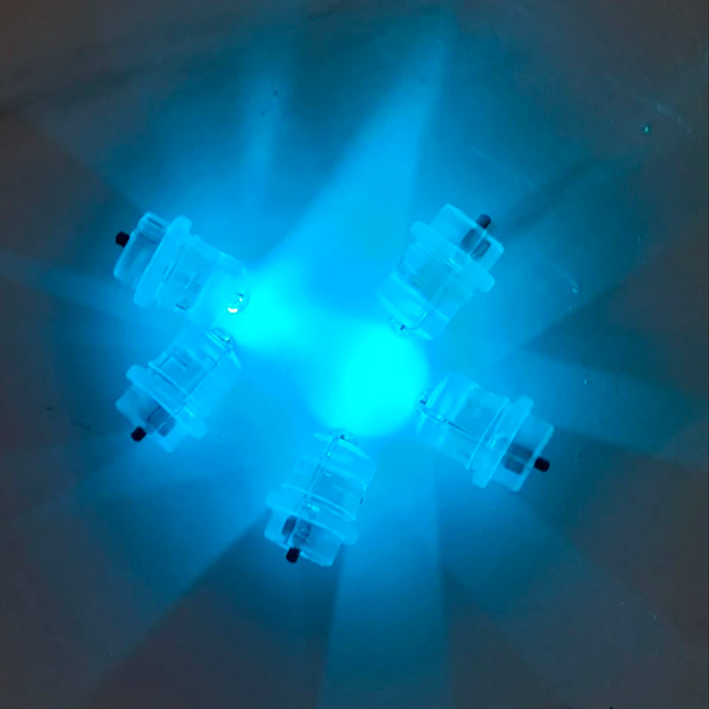 50Pcs, Mini DIY Lights Rave Accessories, LED Light Up Lamp Festival for Glow Supplies, Party Birthday Wedding Holiday Decoration