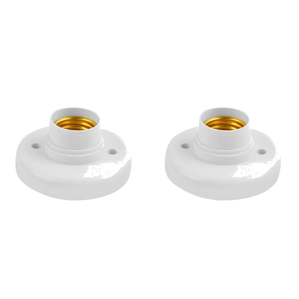 220V E27 Screw Cap Socket Ceiling Light Fixing Base Adapter Light Bulb Holder Energy Save Desk Lamp Holder Lighting Accessories