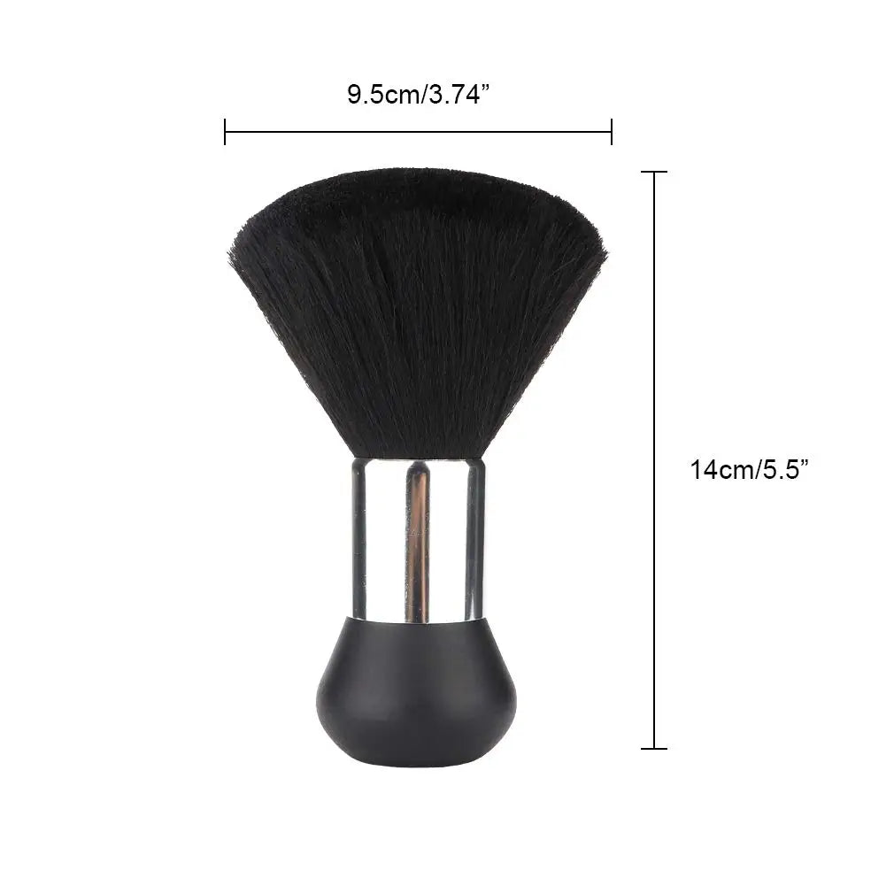 Black Hairdressing Sweeping Neck Hair Cleaning Duster, Hair Cutting Brush for Barbershop Hair Cut, Brush Tools, Barber Accessories