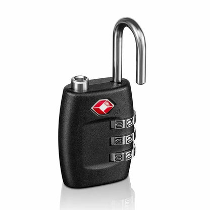 High Security TSA Customs Lock Overseas Customs Clearance Trolley Luggage Suitcase Backpack Password Padlock with Steel Cable