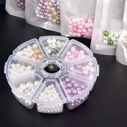 Plastic Transparent Storage Box Jewelry Beads Container Jewelry Tools Accessories Box Small Items Sundries Organizer Case