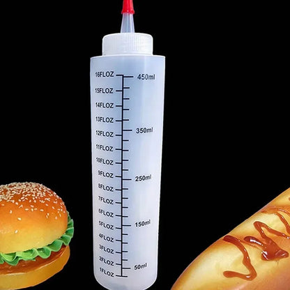 Squeeze Condiment Bottles With Nozzles, Plastic Ketchup Salad Sauce Hot Sauces Olive Oil Bottles, Kitchen Tools, Condiment Dispensers