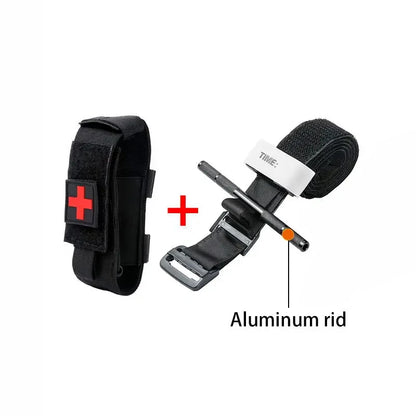 First Aid Kit Tourniquet Molle Survival Set Pouch Nursing Holder Scissors Bag Outdoor Equipment
