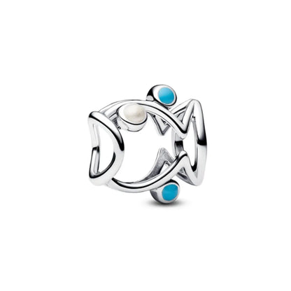 New 925 Silver Octopus crab Charm Bead Sea turtle starfish Seahorse dolphin Pendant Fit Original Bracelet Women DIY Jewelry Gift