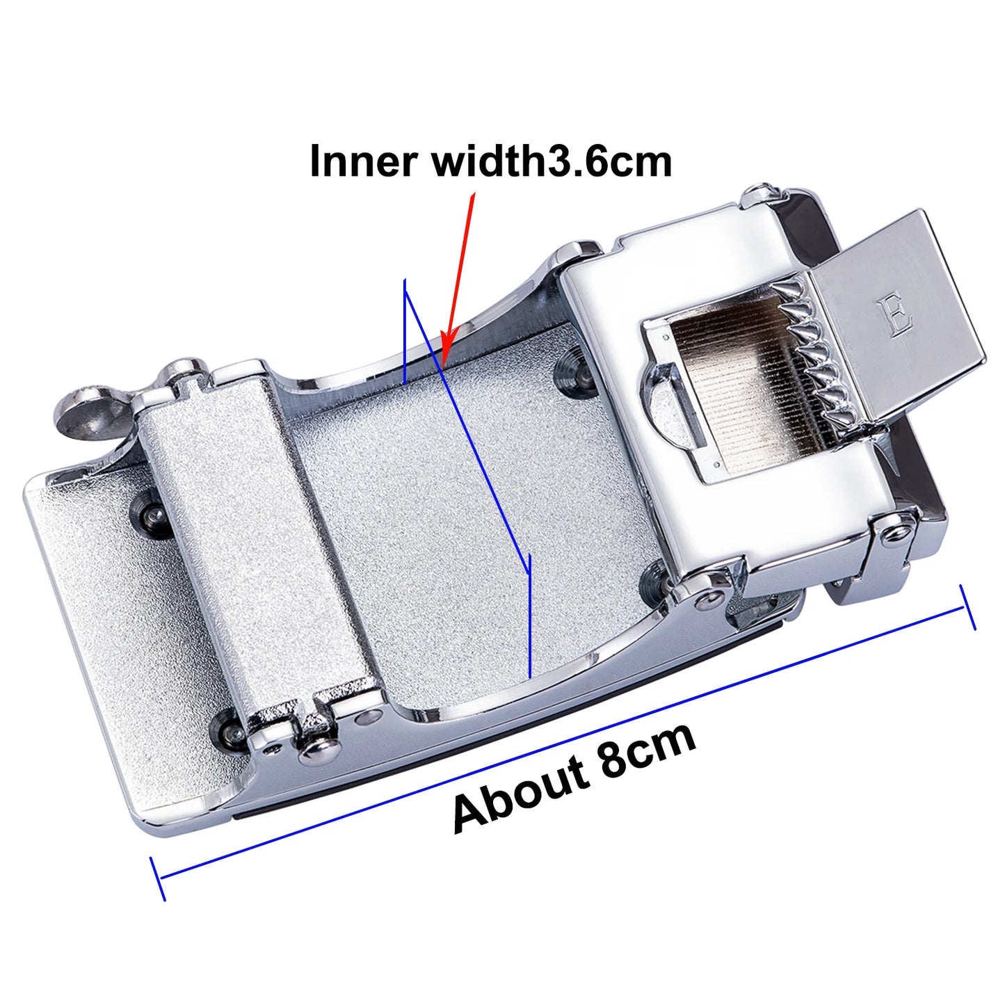 60 Kinds Metal Mens Relacement Belt Buckles Button Sliding Buckle Without Belt Black Gold Blue for 3.5 cm Ratchet Belts ONLY