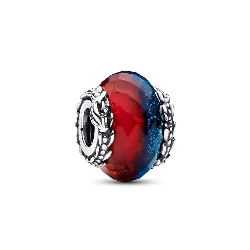 Hot New Color Murano Glass Series Charm Beads Fit Original European Silver Bracelet Necklace DIY Women Fashion Jewelry Gift 2026