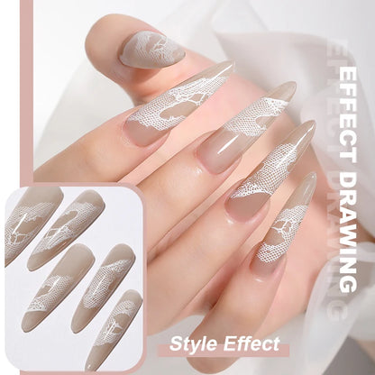 AS Esmalte de uñas de estampado de 5ml, colores, barniz de impresión de uñas para placa de estampado, lacas de impresión en blanco y negro, no kit