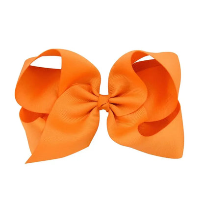 1PC Grosgrain Ribbon Solid Color Hair Bows Clip Girls Hair Clips Hairpins Barrettes Kids Baby Hair Accessories Wholesale