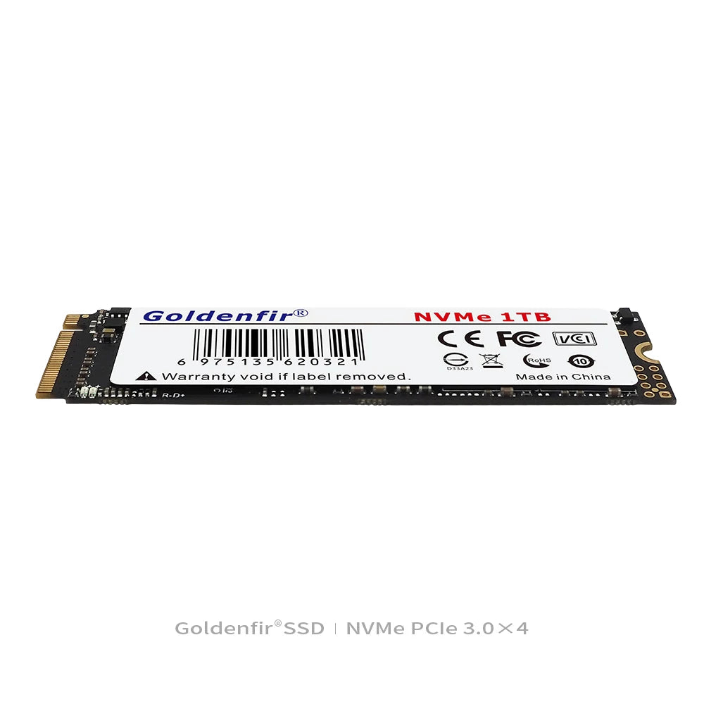 M2 SSD NVMe 256GB, Goldenfir M.2 PCIe 128GB 120GB 512GB 1T, Solid State Disk 2280, Internal Hard Drive for Laptop Desktop TLC/QLC