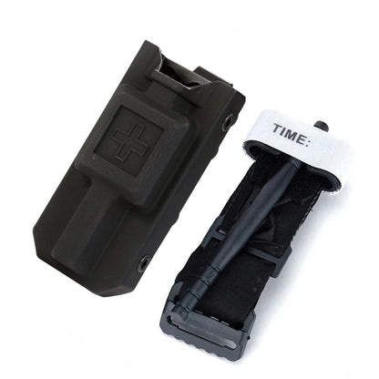 Outdoor EMT Tourniquet Nylon Storage Box Simple Medical Equipment Supplies Accessory Molle Survival Kit Gear Tool Bag
