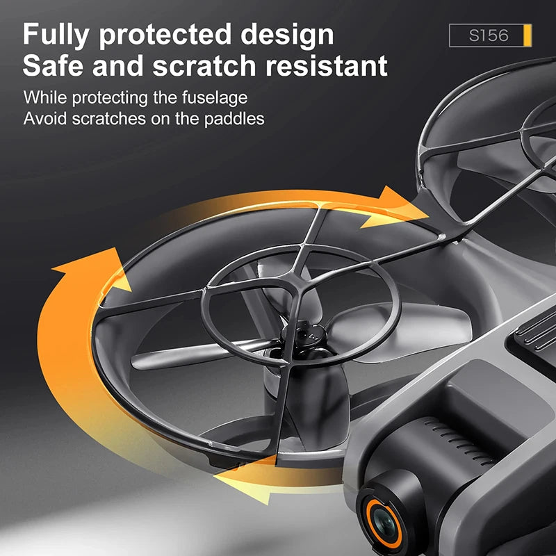 Upgrade S156 Drone 8K HD Dual Camera 3 Battery 5G WiFi FPV Brushless Motors Optical Flow Hover Obstacle Avoidance GPS Four-Axis Drone