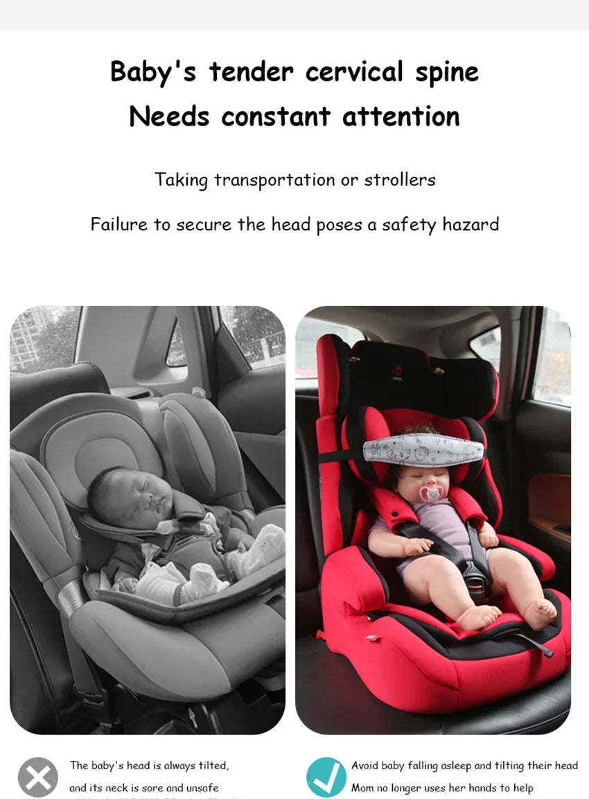 For Kids Toddler Auto Seat Travel Sleep Aid, Head Fixed Strap, Baby Car Safety Belt, Auto Seat Belts, Sleep Aid Head Support
