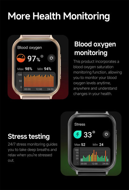 2026 New Bip 6 Pro Smart Watch Men Women Outdoor Sports Fitness Heart Rate GPS Track Bluetooth Call IP68 Waterproof Smartwatches