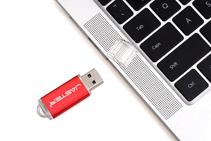 JASTER High-speed USB 2.0 Flash Drive Mini Plastic Pendrive 128MB 4GB 16GB 32GB 64GB 128GB with Keychain Memory Stick Pen Drive