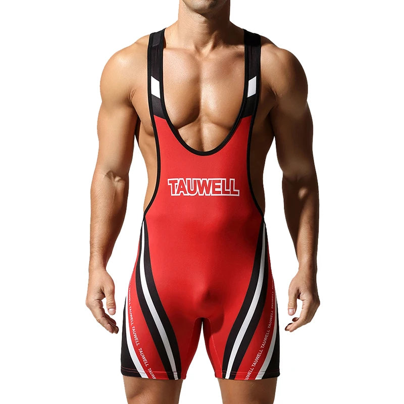 Men's Seamless Body Shaping Bodysuit, Sexy One-Piece Gym Vest, Rompers, Comfortable Home Jumpsuit