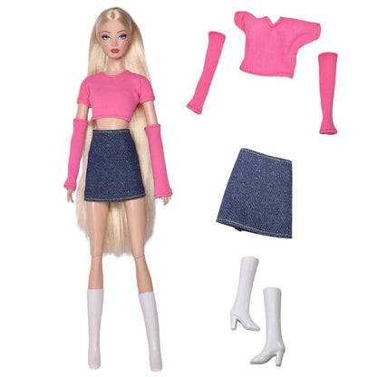 Doll Outfits For 11.5 Inch Doll, Doll Shoes, Princess 1/6 Doll Clothes, Dolls Accessories For BJD Doll Dress, DIY Gift Toy  JJ, NK