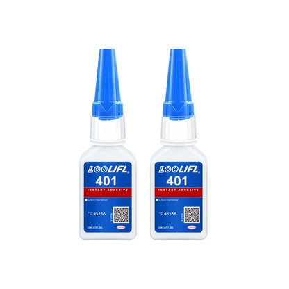 strong transparent 401 adhesive, rubber repair, multifunctional adhesive for metal plastic parts. Excellent bonding tool, 20ml