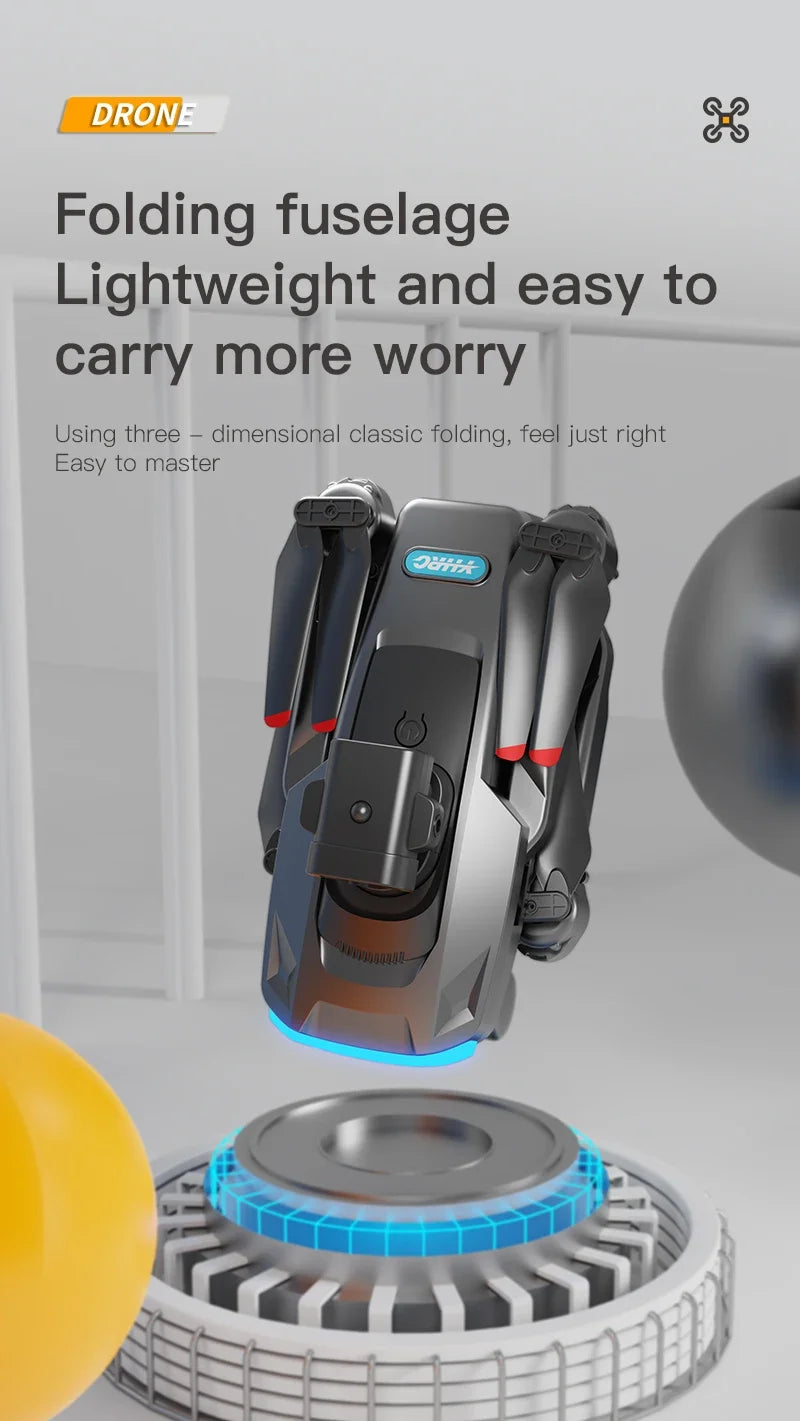 Drone, 4K Professional Camera 8K GPS HD Aerial Photography Dual-Camera Omnidirectional Obstacle Avoidance Drone, Camera Drone